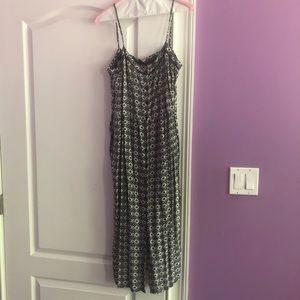 Printed button down H&M dress